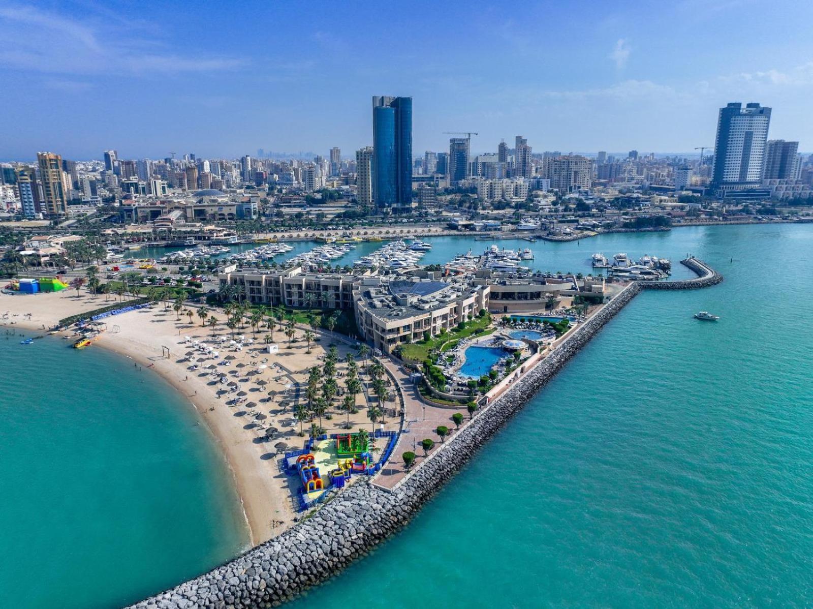 Marina Hotel Kuwejt Zewnętrze zdjęcie Aerial view of Al Bandar, Manama